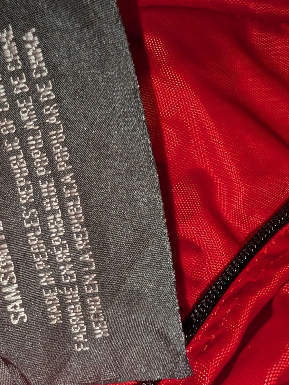 Vintage 90s Y2K Era Samsonite Small  Red Duffel with Black Webbing Straps